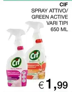 Coop CIF SPRAY ATTIVO/GREEN ACTIVE offerta