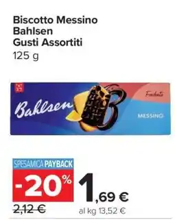 Carrefour Biscotto Messino Bahlsen Gusti Assortiti offerta