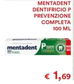 Coop MENTADENT DENTIFRICIO P PREVENZIONE COMPLETA 100 ML offerta