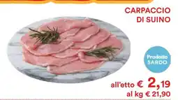 Coop CARPACCIO DI SUINO offerta
