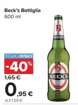 Carrefour Beck’s Bottiglia offerta