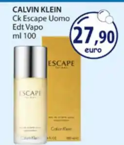 Acqua & Sapone CALVIN KLEIN Ck Escape Uomo Edt Vapo offerta