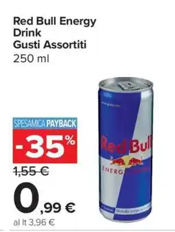 Carrefour Red Bull Energy Drink Gusti Assortiti offerta