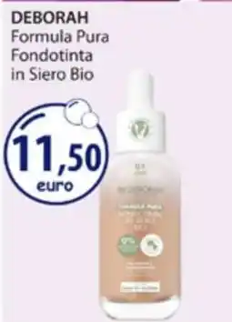 Acqua & Sapone DEBORAH Formula Pura Fondotinta in Siero Bio offerta