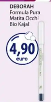 Acqua & Sapone DEBORAH Formula Pura Matita Occhi Bio Kajal offerta