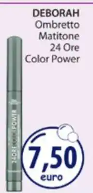 Acqua & Sapone DEBORAH Ombretto Matitone 24 Ore Color Power offerta