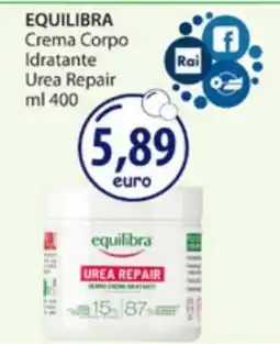 Acqua & Sapone EQUILIBRA Crema Corpo Idratante Urea Repair ml 400 offerta