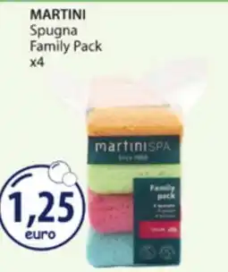 Acqua & Sapone MARTINI Spugna Family Pack x4 offerta