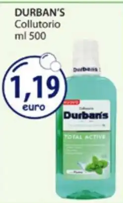 Acqua & Sapone DURBAN'S Collutorio offerta