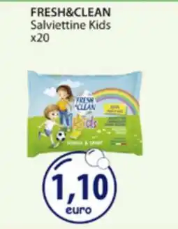 Acqua & Sapone FRESH&CLEAN Salviettine Kids x20 offerta
