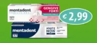 Acqua & Sapone Mentadent Gengive Forti & White Now offerta