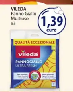 Acqua & Sapone VILEDA Panno Giallo Multiuso x3 offerta