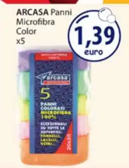 Acqua & Sapone ARCASA Panni Microfibra Color x5 offerta