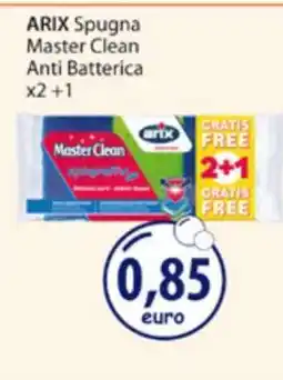 Acqua & Sapone ARIX Spugna Master Clean Anti Batterica x2 +1 offerta