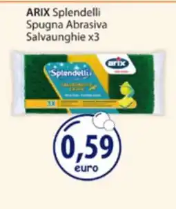 Acqua & Sapone ARIX Splendelli Spugna Abrasiva Salvaughie x3 offerta