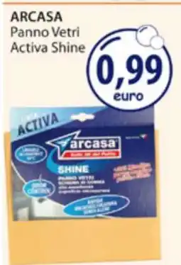 Acqua & Sapone ARCASA Panno Vetri Activa Shine offerta