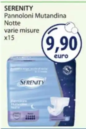 Acqua & Sapone SERENITY Pannoloni Mutandina Notte offerta