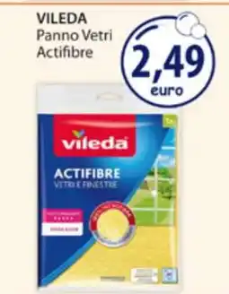 Acqua & Sapone VILEDA Panno Vetri Actifibre offerta