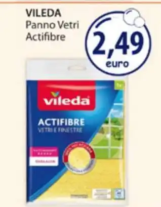 Acqua & Sapone VILEDA Panno Vetri Actifibre offerta