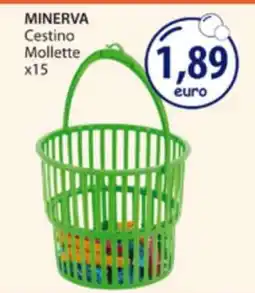Acqua & Sapone MINERVA Cestino Mollette x15 offerta