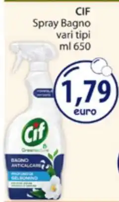 Acqua & Sapone CIF Spray Bagno offerta