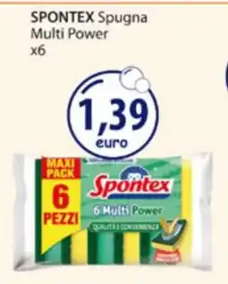 Acqua & Sapone SPONTEX Spugna Multi Power x6 offerta