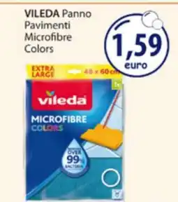 Acqua & Sapone VILEDA Panno Pavimenti Microfibre Colors offerta