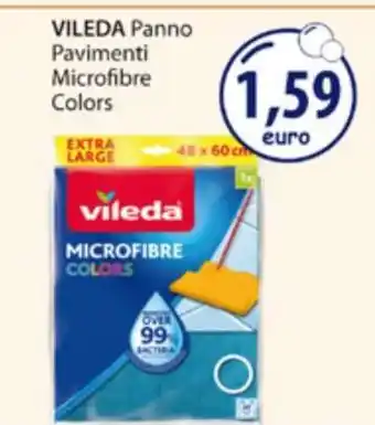 Acqua & Sapone VILEDA Panno Pavimenti Microfibre Colors offerta