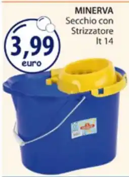 Acqua & Sapone MINERVA Secchio con Strizzatore lt 14 offerta