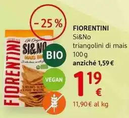 dm drogerie markt FIORENTINI Si&No triangolini di mais offerta