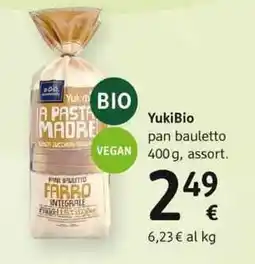 dm drogerie markt YukiBio pan bauletto offerta