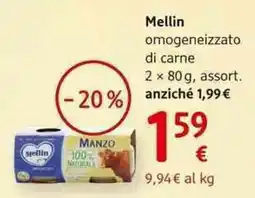 dm drogerie markt Mellin omogeneizzato di carne offerta