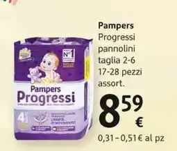 dm drogerie markt Pampers Progressi pannolini taglia 2-6 offerta