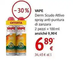 dm drogerie markt VAPE Derm Scudo Attivo spray anti-puntura di zanzara offerta