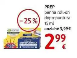 dm drogerie markt PREP penna roll-on dopo-puntura offerta