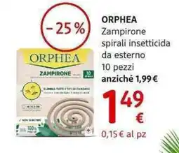 dm drogerie markt ORPHEA Zampirone spirali insetticida da esterno offerta