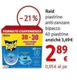 dm drogerie markt Raid piastrine anti-zanzare bipacco offerta