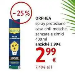 dm drogerie markt ORPHEA spray protezione casa anti-mosche, zanzare e cimici offerta
