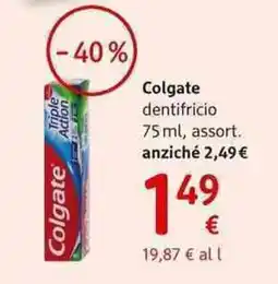 dm drogerie markt Colgate dentifricio offerta