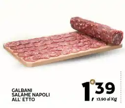 Extra Supermercati Galbani salame napoli offerta