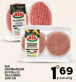 Extra Supermercati Aia hamburger di pollo/ tacchino offerta