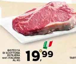 Extra Supermercati Bistecca di scottona di filiera 100% italiana offerta