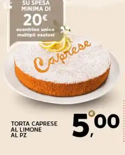 Extra Supermercati Torta caprese al limone offerta