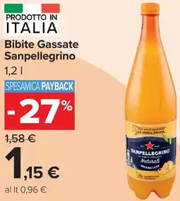 Carrefour Market Bibite Gassate Sanpellegrino offerta