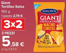 Carrefour Market Giant Tortillas Salsa offerta
