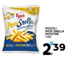 Extra Supermercati Pizzoli pata snella patatine offerta