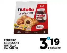 Extra Supermercati Ferrero croissant nutella x4 offerta