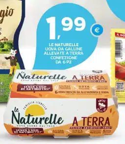 Extra Supermercati Le naturelle uova da galline allevate a terra offerta