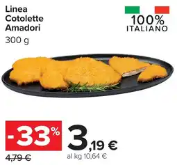 Carrefour Market Linea Cotolette Amadori offerta