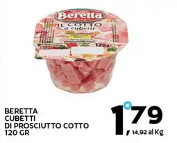 Extra Supermercati Beretta cubetti di prosciutto cotto offerta